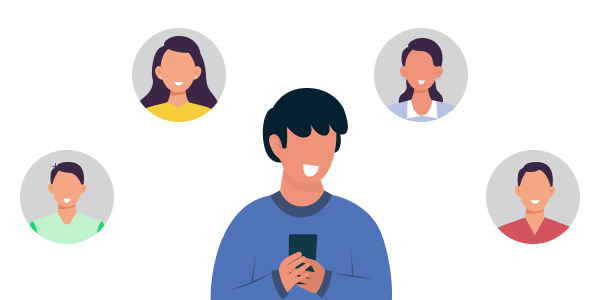 メンバーを5名以上登録